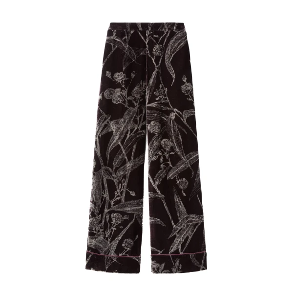 Pajama Pants in Bamboo Burgundy