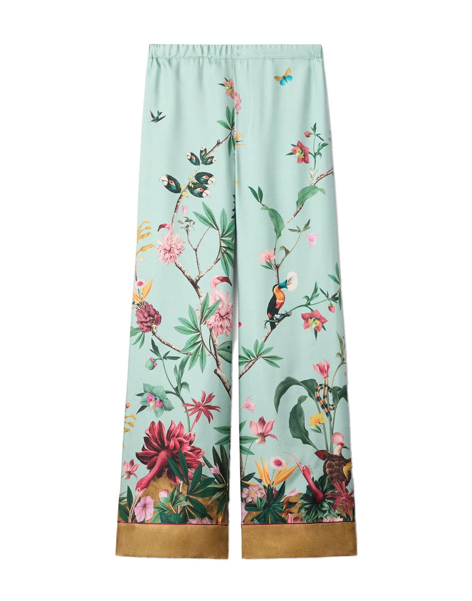 La DoubleJ Pajama Pants in Zooflora Light Blue La DoubleJ Pajama Pants in Zooflora Light Blue