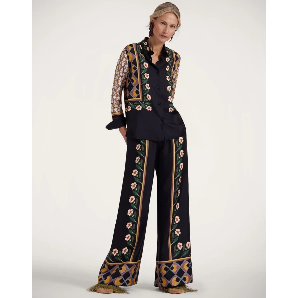 La DoubleJ Palazzo Pants in Dazed Black | Wide leg pants | Coveti