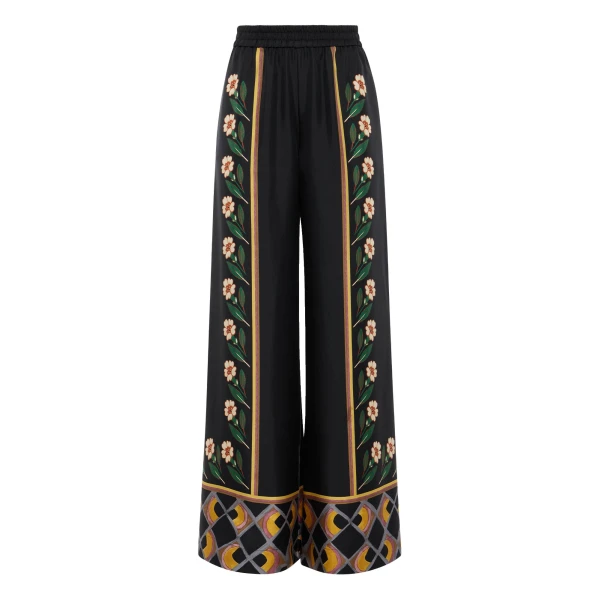 Palazzo Pants in Dazed Black