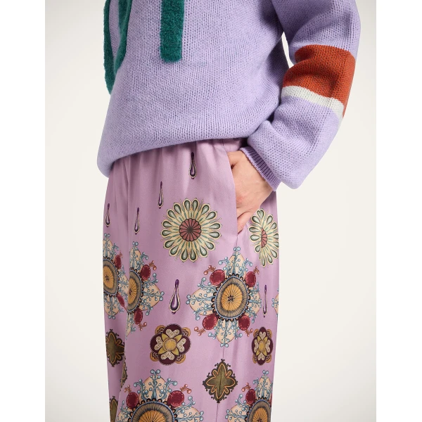 La DoubleJ Palazzo Pants in Nucleus Dusty Pink, view 4
