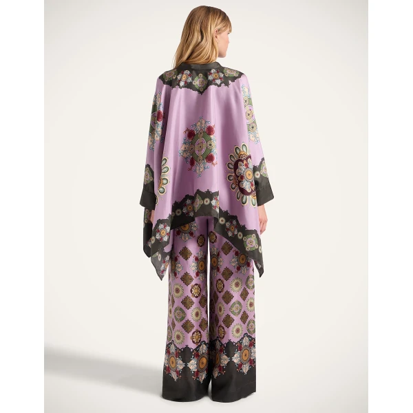 La DoubleJ Palazzo Pants in Nucleus Dusty Pink, view 6
