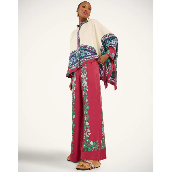 La DoubleJ Palazzo Pants in Regalia Red, view 2