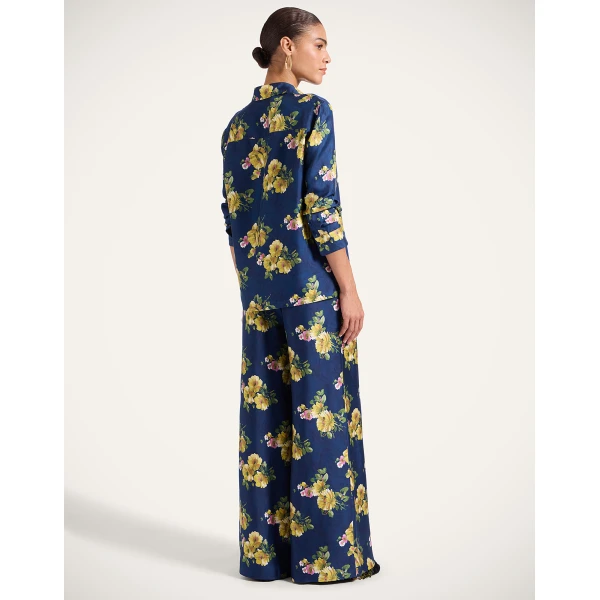 La DoubleJ Palazzo Pants in Riptide Midnight Blue | Wide leg pants | Coveti