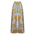 La DoubleJ Palazzo Pants in Tangle Light Blue at Coveti