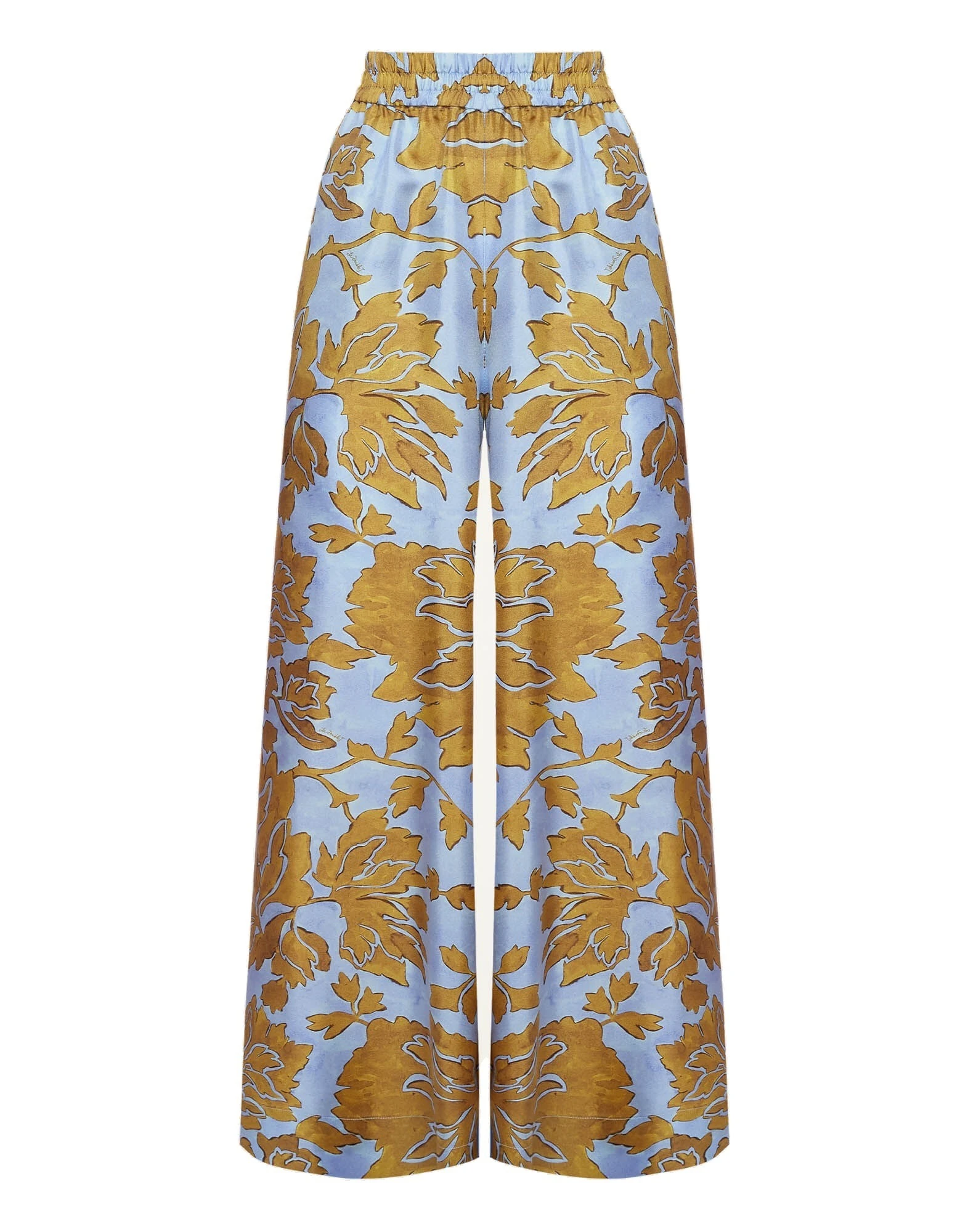 La DoubleJ Palazzo Pants in Tangle Light Blue at Coveti La DoubleJ Palazzo Pants in Tangle Light Blue at Coveti