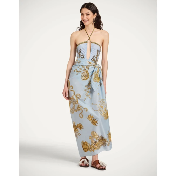 La DoubleJ Pareo in Oceania Light Blue, view 2