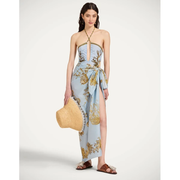 La DoubleJ Pareo in Oceania Light Blue, view 3