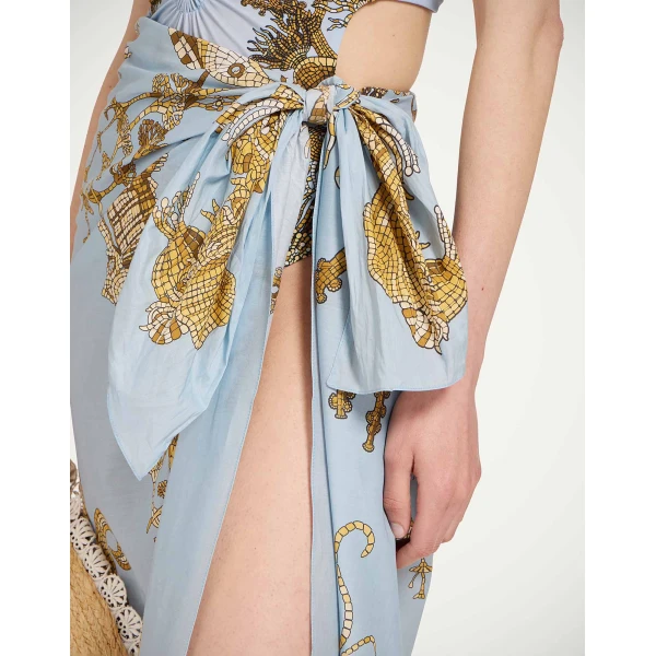 La DoubleJ Pareo in Oceania Light Blue, view 4