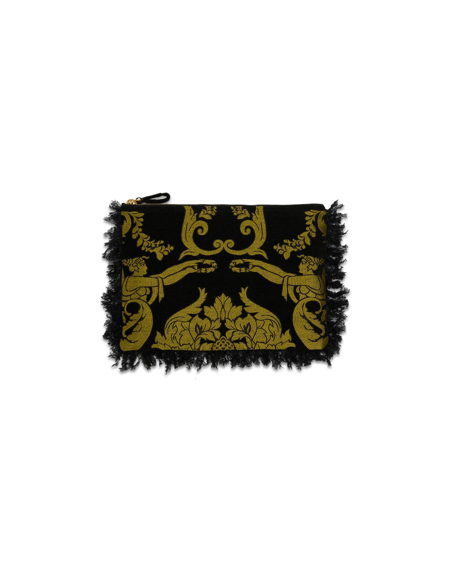 La DoubleJ Party Pochette in Cherubs Black at Coveti La DoubleJ Party Pochette in Cherubs Black at Coveti