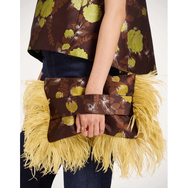 La DoubleJ Party Pochette in Devon Brown, view 2