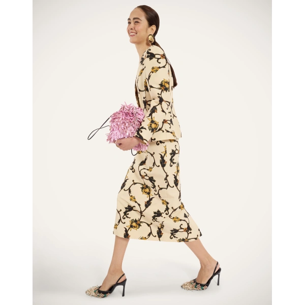 La DoubleJ Pencil Skirt in Buttercup White | Pencil Skirts | Coveti