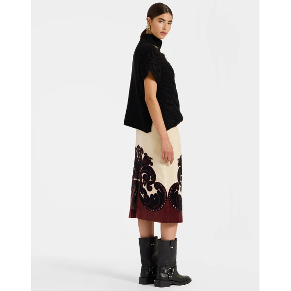 La DoubleJ Pencil Skirt in Corsini Cream | Pencil Skirts | Coveti