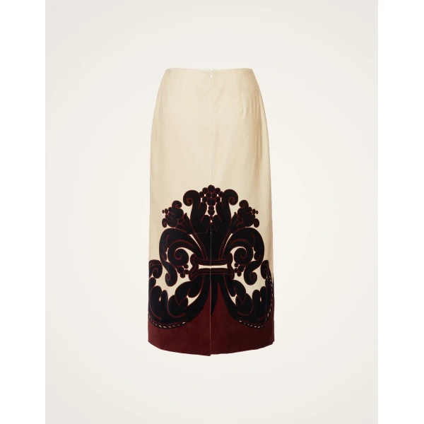 La DoubleJ Pencil Skirt in Corsini Cream | Pencil Skirts | Coveti