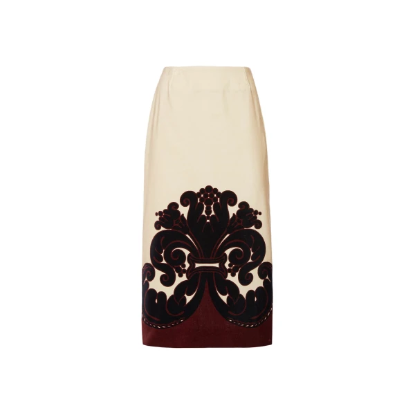 La DoubleJ Pencil Skirt in Corsini Cream | Pencil Skirts | Coveti
