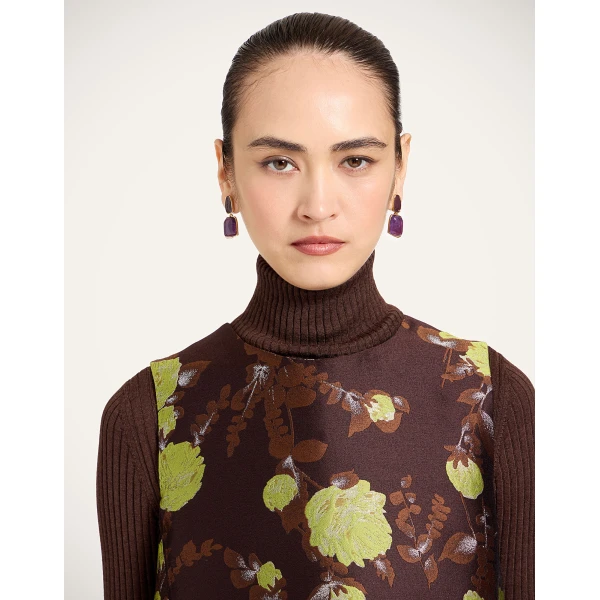 La DoubleJ Pencil Skirt in Devon Brown, view 5