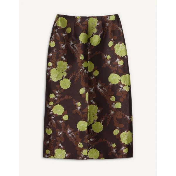 La DoubleJ Pencil Skirt in Devon Brown, view 6