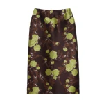 La DoubleJ Pencil Skirt in Devon Brown at Coveti