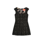 La DoubleJ Pixie Dress in Bicolor Black at Coveti La DoubleJ Pixie Dress in Bicolor Black at Coveti