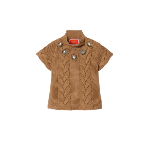 La DoubleJ Portrait Top in Brown