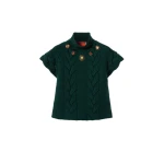 La DoubleJ Portrait Top in Green