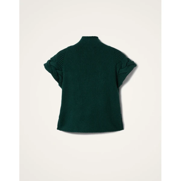 La DoubleJ Portrait Top in Green, view 5