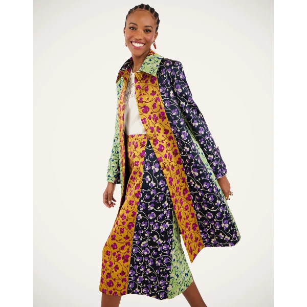 La DoubleJ Precious Coat in Honeysuckle Tricolor Yellow, view 6