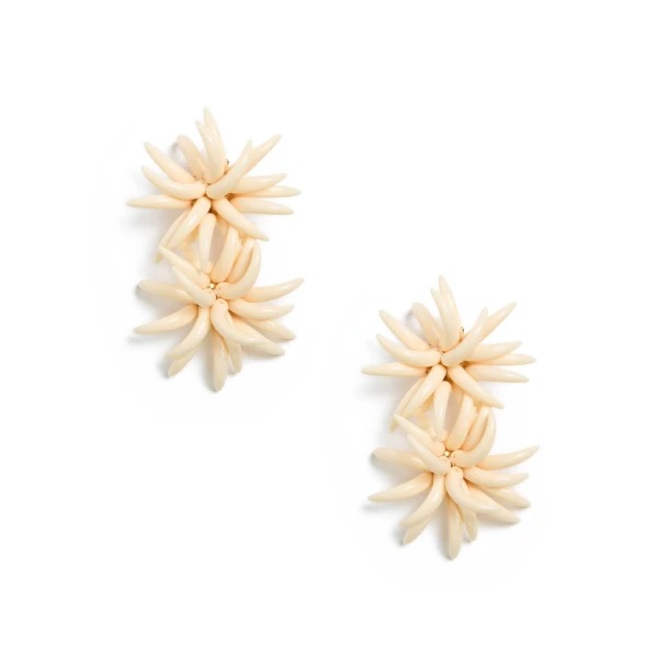 Primavera Earrings in Ivory
