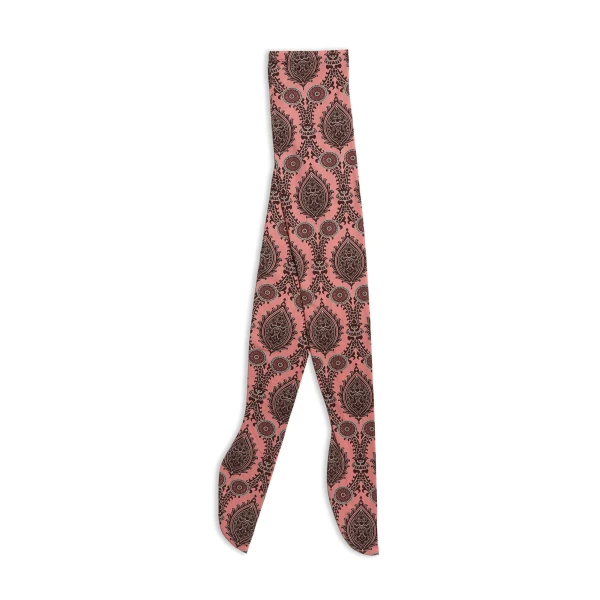 La DoubleJ Printed Tights in Oltrarno Pink, view 6