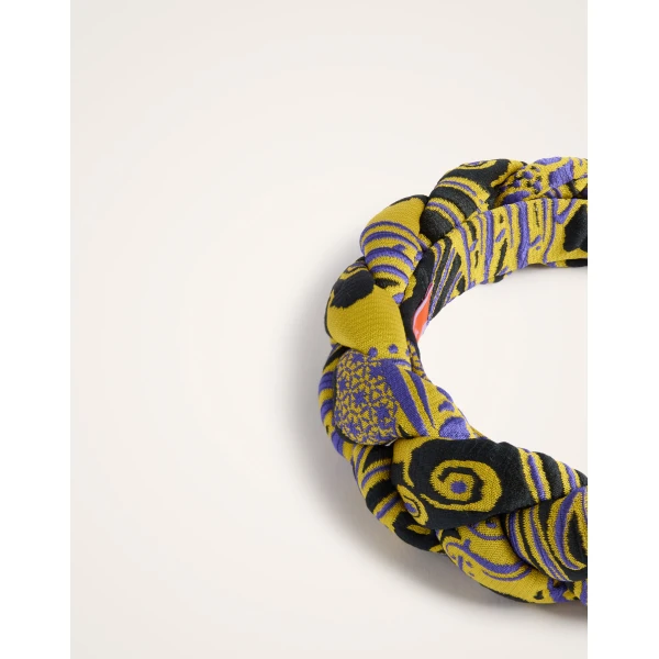 La DoubleJ Rapunzel Headband in Atlantis Yellow, view 4