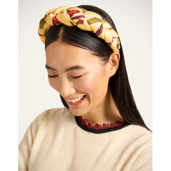La DoubleJ Rapunzel Headband in Bamboo Yellow, view 2