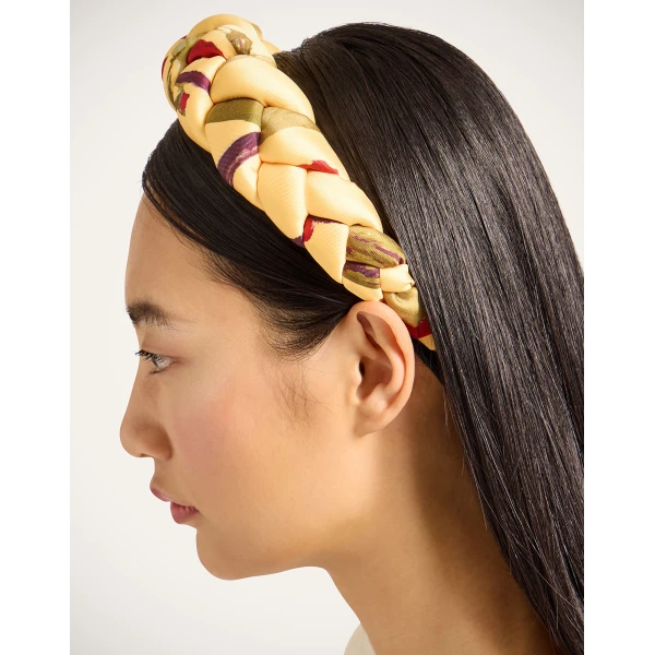La DoubleJ Rapunzel Headband in Bamboo Yellow, view 3