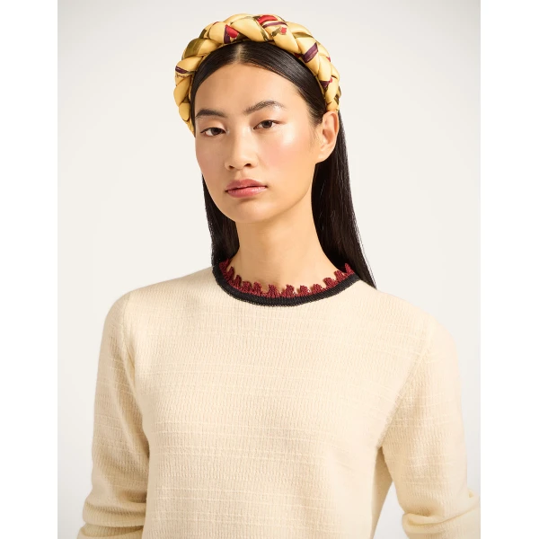 La DoubleJ Rapunzel Headband in Bamboo Yellow, view 4