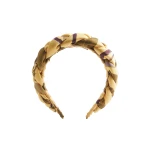 La DoubleJ Rapunzel Headband in Bamboo Yellow at Coveti