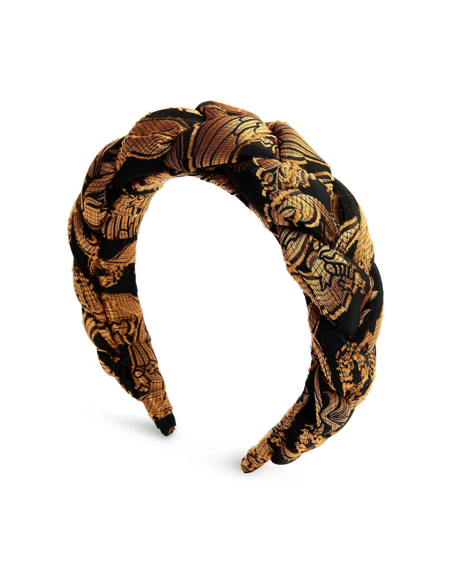 La DoubleJ Rapunzel Headband in Cherubs Black at Coveti La DoubleJ Rapunzel Headband in Cherubs Black at Coveti