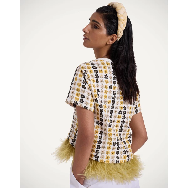 La DoubleJ Rapunzel Headband in Iris Yellow, view 2