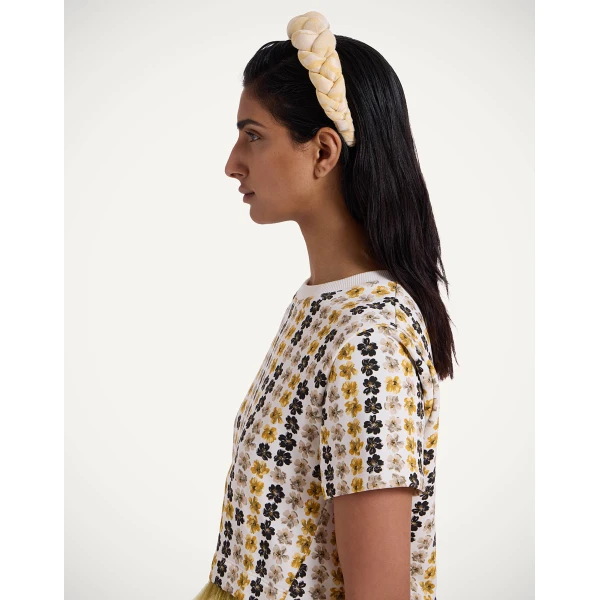 La DoubleJ Rapunzel Headband in Iris Yellow, view 3