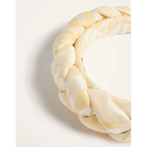 La DoubleJ Rapunzel Headband in Iris Yellow, view 5