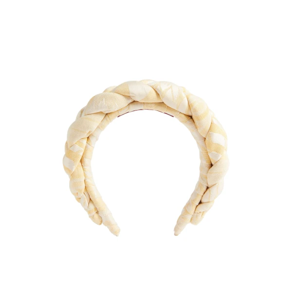 La DoubleJ Rapunzel Headband in Iris Yellow at Coveti