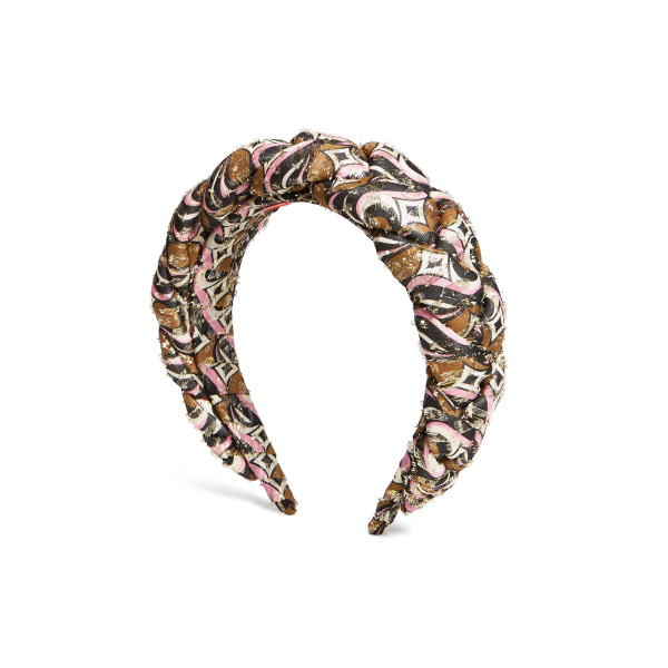 La DoubleJ Rapunzel Headband in Jive Pink at Coveti