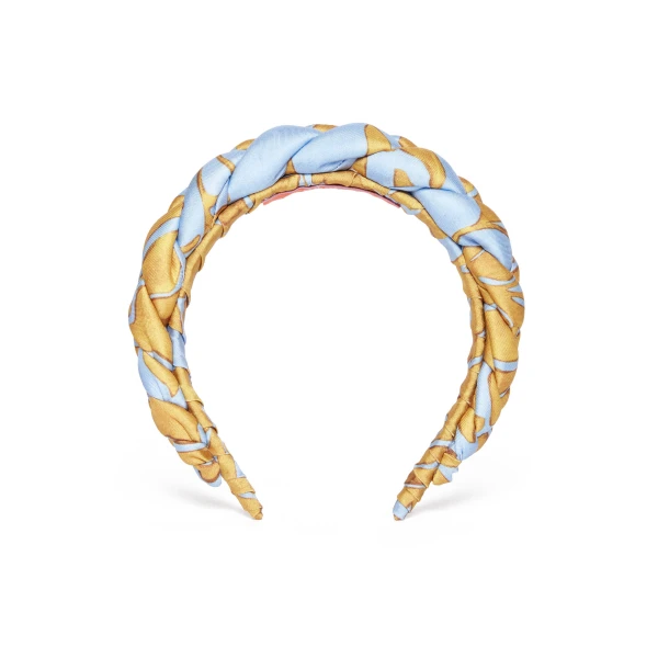 La DoubleJ Rapunzel Headband in Tangle Light Blue at Coveti