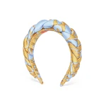 La DoubleJ Rapunzel Headband in Tangle Light Blue at Coveti