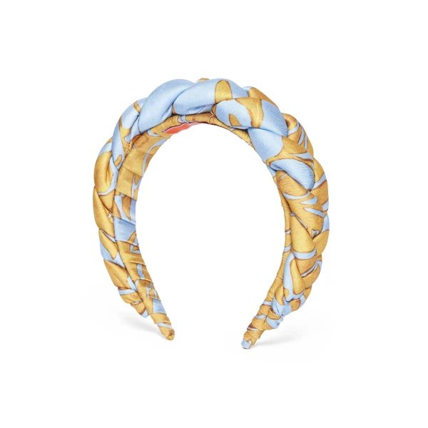 La DoubleJ Rapunzel Headband in Tangle Light Blue at Coveti