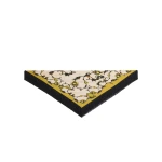 La DoubleJ Reversible Fringe Foulard 90 in Buttercup White at Coveti