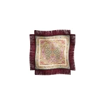 La DoubleJ Reversible Fringe Foulard 90 in Kells Light Green | Scarves | Coveti