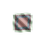 La DoubleJ Reversible Fringe Foulard 90 in Regalia Red at Coveti