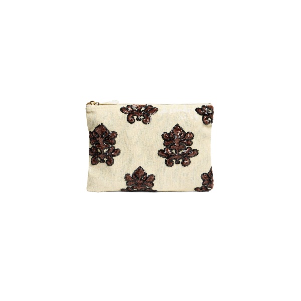 La DoubleJ Ruffle Pochette in Herald Pink at Coveti
