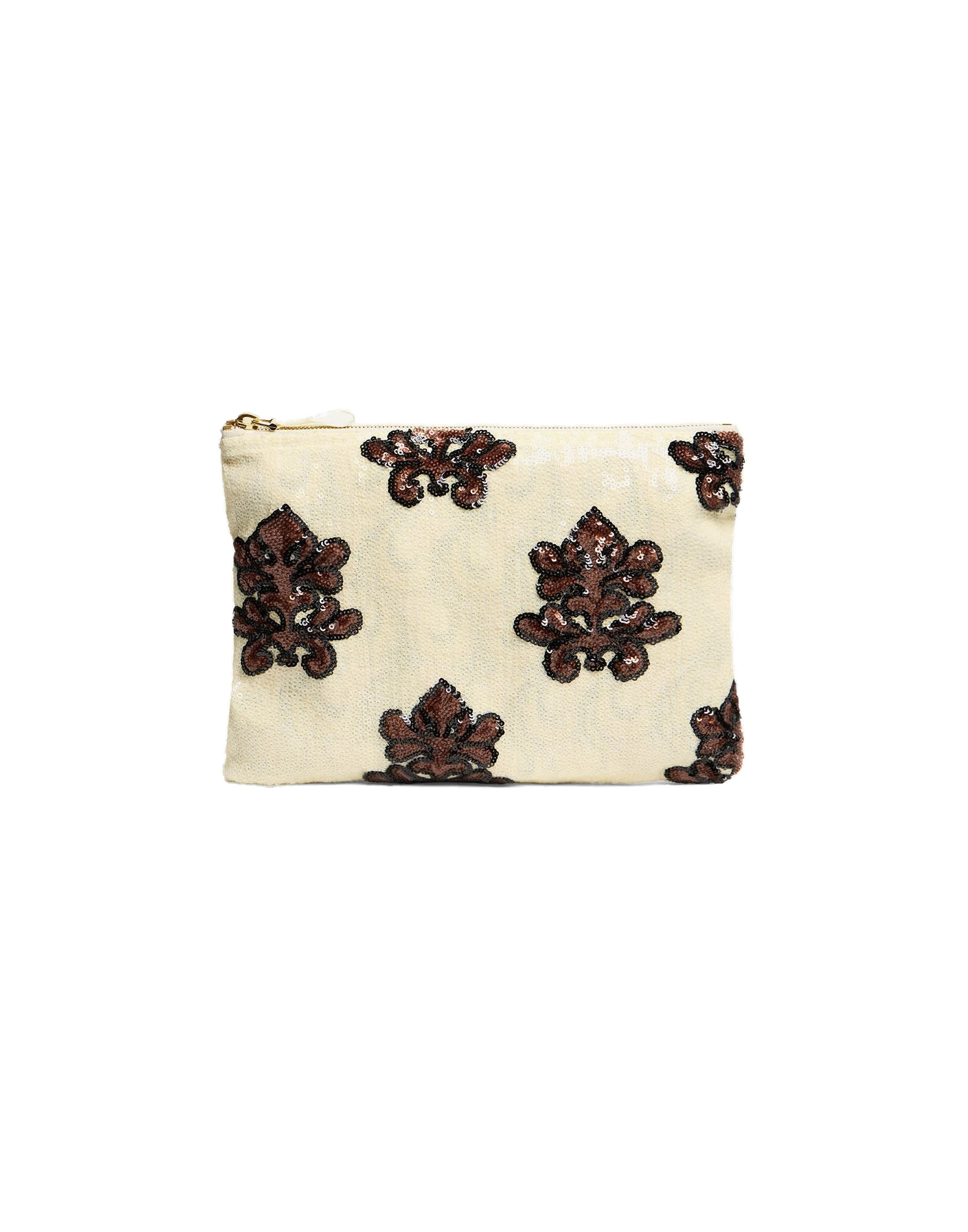 La DoubleJ Ruffle Pochette in Herald Pink at Coveti La DoubleJ Ruffle Pochette in Herald Pink at Coveti
