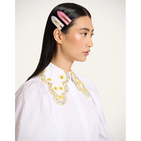 La DoubleJ Salon Clip in Pink at Coveti