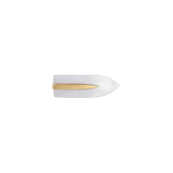 Salon Clip in White